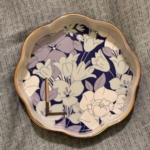 Anthropologie Scalloped “L” Trinket Dish